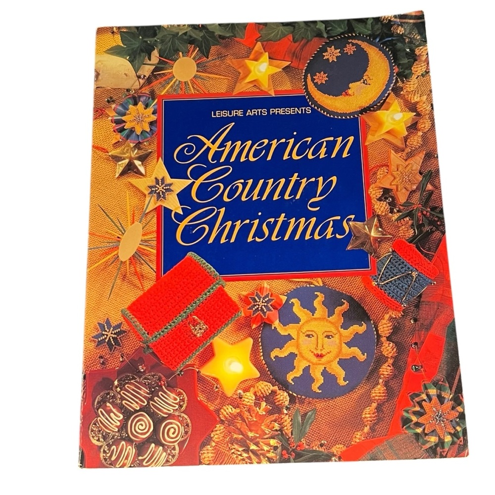 American Country Christmas 1992 - Hardcover Book Crafts Recipes Holiday Fun
